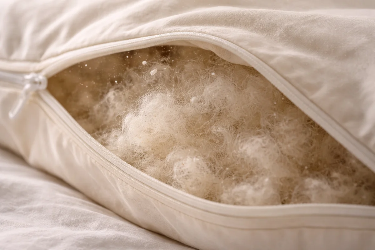 What Lives Inside a Dirty Pillow