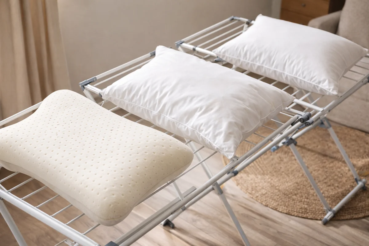 Drying by Pillow Material